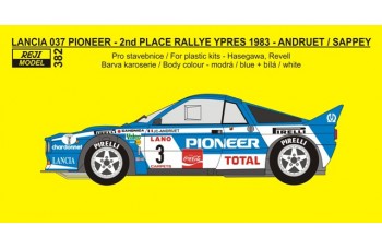 Transkit – Lancia 037 „Pioneer“ - Rallye Ypres 1983 - Andruet / Sappey 1/24